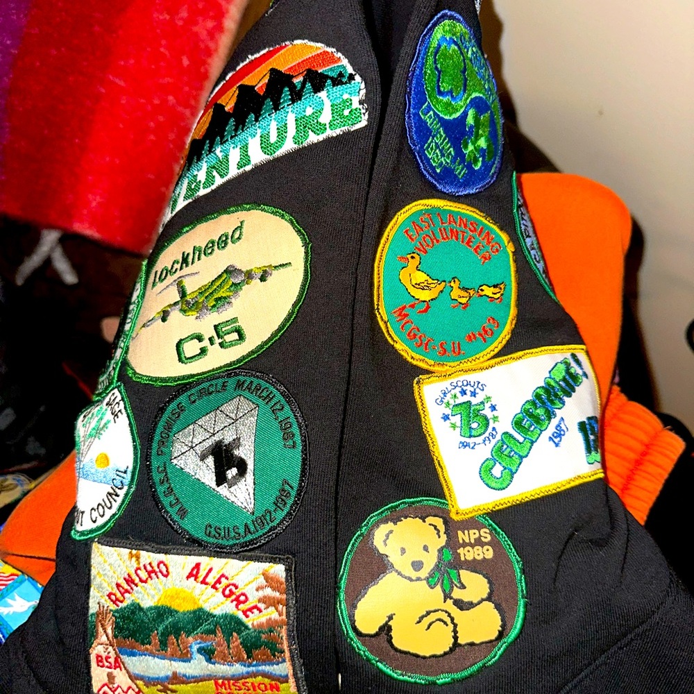 1/1 Hand Sewn Patch Hoodie